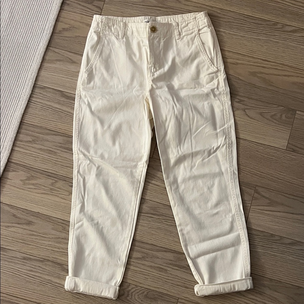 Zara Off-White Trousers